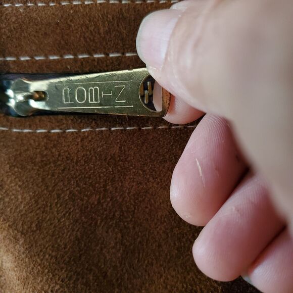 60s/ 70 Leather & Suede Shoulder Handbag Top Flap Purse Artisan Crafted OOAK Vtg - Picture 12 of 16